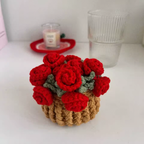 Flower Coasters + FREE Basket