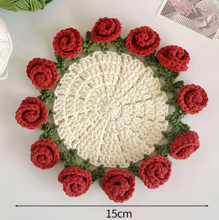 Flower Coasters + FREE Basket