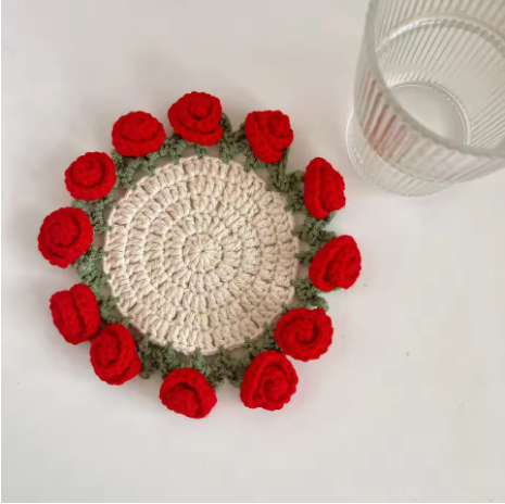Flower Coasters + FREE Basket